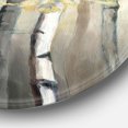 thumbnail image 3 of Designart 'forêt de Bouleaux Dorés III' Art Mural Rond en Métal Style Ferme - Disque de 36, 3 of 5