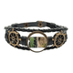 thumbnail image 1 of Planta hoja Lotus Lake Pulsera marina tejida en cuero, 1 of 4