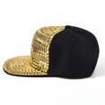 thumbnail image 3 of Slccxzc Fashion Diamond Studded Baseball Caps Flat Brim Outdoor Hats Bling Hip Hop Snapback Cap Sun Shade Cap, 3 of 7