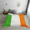 thumbnail image 6 of Irish Flag Throw Blanket Warm Camping Outdoor Light Weight Cozy Blanket for Couch Sofa Bed 40"x30", 6 of 7