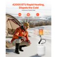 thumbnail image 2 of Chauffage à Réservoir de Propane 42000 BTU Radiant Brûleur Unique Extérieur, 2 of 6