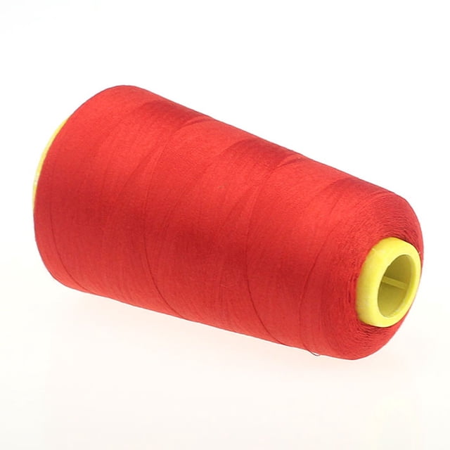 WHEANG Home Decor Household Color Polyester Sewing Thread Pagoda Thread 3Pc 2300 Yards Red