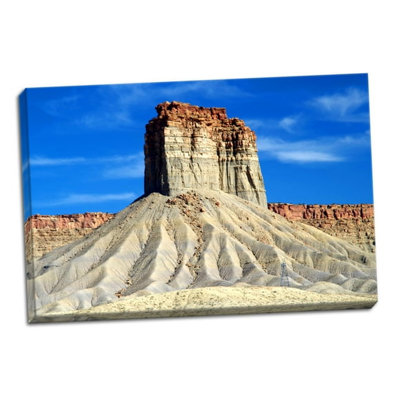 Gango Home Decor Chimney Rock by Douglas Taylor (Ready to Hang); One 36x24in Hand-Stretched Canvas