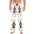 thumbnail image 7 of FORMRS Mens Pajama Pants with Pockets Sleepwear Lounge Bottoms Sizes S-2XL, White Magical Halloween Girl, 7 of 7