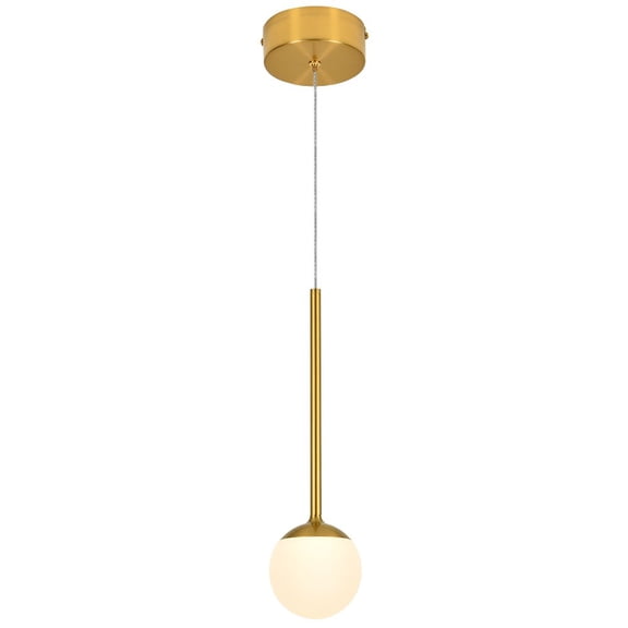 VONN Capri 5" Height Adjustable ETL Certified Integrated LED Pendant in AB