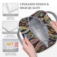thumbnail image 3 of Balery Watercolor Romantic Paisley Bolsa de Almuerzo para Mujeres, Caja de Almuerzo, Bolsa de Almuerzo Pequeña Impermeable, Tote de Almuerzo Reutilizable con Gran Capacidad, 3 of 6