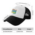 thumbnail image 6 of PAYOHTO Kids Cool Slogan Hawaii Baseball Hat Back Adjustable Mesh Breathable Hats Black Trucker Cap Outdoor Fishing Sun Caps for Boys or Girls ages 4-10, 6 of 9