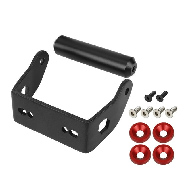 Kit de manija para patinete eléctrico, repuestos para patinete, diseño ergonómico de alta resistencia, fácil instalación, accesorios para modificación Negro con rojo
