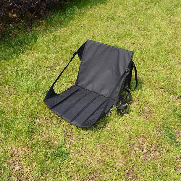 Chaise de plage pliante avec dossier et coussin d'assise - Chaise de