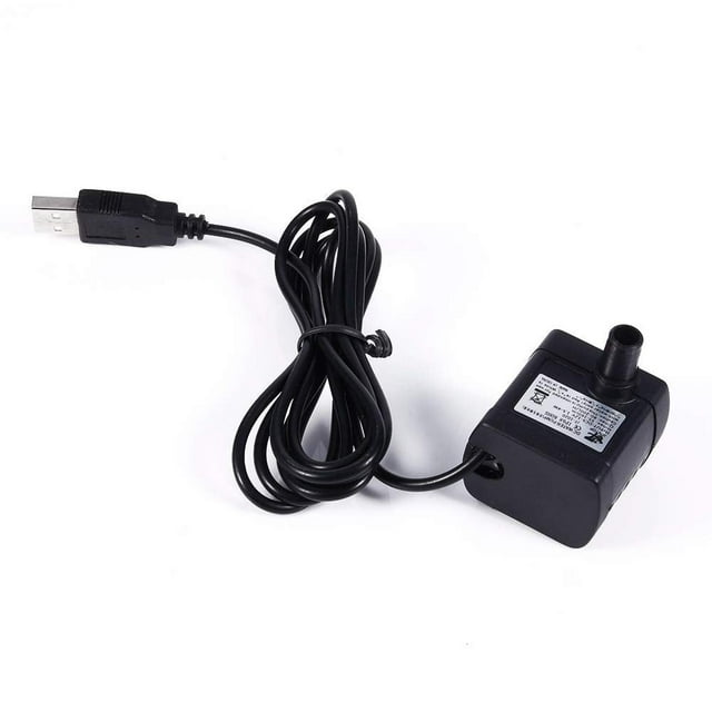 Bomba de Agua Micro Sumergible con USB Motor sin Escobillas para Acuario, Piscina y Estanque