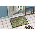 thumbnail image 2 of Day of the Dead Green Doormat 24x36, 2 of 4