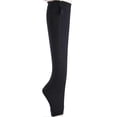 thumbnail image 1 of Easy Wear Compression Socks Calf Height Open Toe Support Stockings With Zip For Men Women, 1 of 2