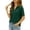 Green, variant on Wensltd Women Solid Color Short Sleeve Collared Top Loose Fit Casual T Shirt Lightweight Soft Summer Comfort Work Office Shirts