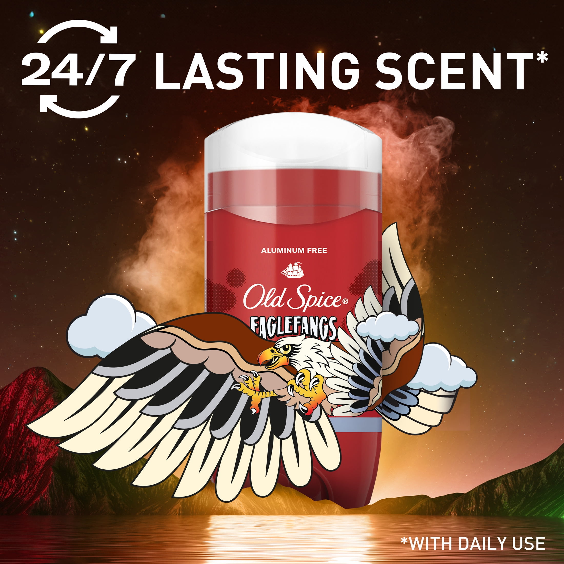Old Spice Aluminum Free Deodorant for Men, Eaglefangs, 3 oz