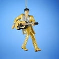 thumbnail image 2 of Elvis Presley in Gold Suit Holding Guitar Christmas Ornament, 2 of 2