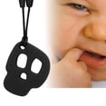 thumbnail image 3 of Juguete Calmante de Silicona para Mordedor, collar de denticiónnico impermeable de alta resistencia a la tracción, Juguete Colgante para Bebés, Niños Con Necesidades, 3 of 7