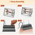 thumbnail image 4 of Lámpara de calor para gallinero, perrera, cama para gatos, reptiles e incubadoras: lámpara de calor ajustable de 250 W con 2 configuraciones de calor para aves de corral, ganado y mascotas, 4 of 7