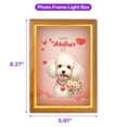 thumbnail image 5 of Happy Valentine's Day Poodle holding flowers Acrylic Plaque with Wood Photo Frame Box Poodles Dog Lover Gifts Idea Light Box - 03005, 5 of 5