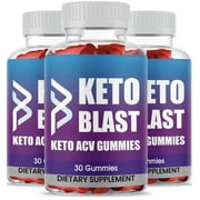 Keto Blast ACV Gummies, Keto Blast with Apple Cidere Vinegar, Max Strength Supplement for Men and Women (3 Pack)