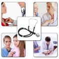 thumbnail image 4 of Yeacher Professional Stethoscope Double Dual Head Colorful Multifunctional Stethoscope Health Care Black, 4 of 5