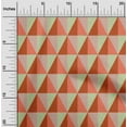 thumbnail image 2 of oneOone Cotton Poplin Orange2 Fabric Geometric Craft Projects Decor Fabric Printed By The Yard 42 Inch Wide, 2 of 4