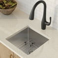 thumbnail image 3 of KRAUS Standart Pro 17" Undermount Single Bowl 16 Gauge Stainless Steel Bar Kitchen Sink, 3 of 8
