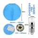 thumbnail image 2 of Lámparas Chinas De Papel 10 pzs Y 10 Focos Led, Chinos Fiesta AZUL, 2 of 3
