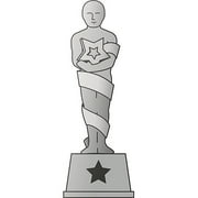 Hollywood Star Plastic Trophy, Set of 4