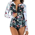 thumbnail image 2 of Soidarity Traje de baño para mujer Traje de baño de buceo Traje de surf de manga larga, L Traje de baño METRO Soidarity OD001504-02, 2 of 5