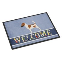 Carolines Treasures BB8279JMAT Smooth Fox Terrier Welcome Door Mat Indoor Rug or Outdoor Welcome Mat 24x36 Doormat  36"L