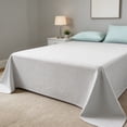 thumbnail image 6 of VOTRUDI 47x91in Waffles Weave Fitted Sheet Singles Soft Breathable For Deep Mattress All Season, 6 of 6