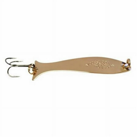 Mooselook 14001 Wobbler Spoon Trolling Lure Freshwater Medium .25oz Gold 3.125
