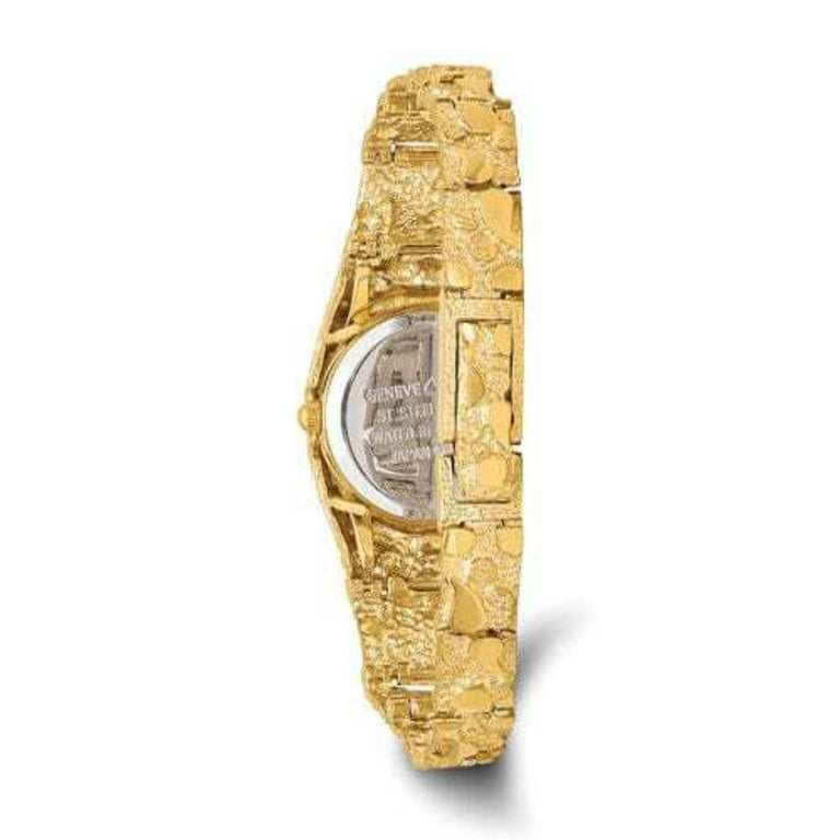 Women's gold nugget watch sales