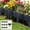 Black, variant on Modular Garden Fence, Plastic Outdoor Railings, Sturdy Horticultural Fencing for Front Yard Flower Bed Vegetable Garden Decorative Barrier