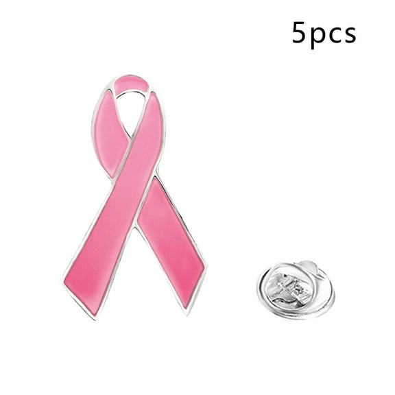 Cancer Awareness Pins 1 Piece Set Pink Ribbon Pins Official Style Hope Support Badges for Charity Events Fundraisers Gifts for Women Survivors Bulk Social Awareness Jewelry