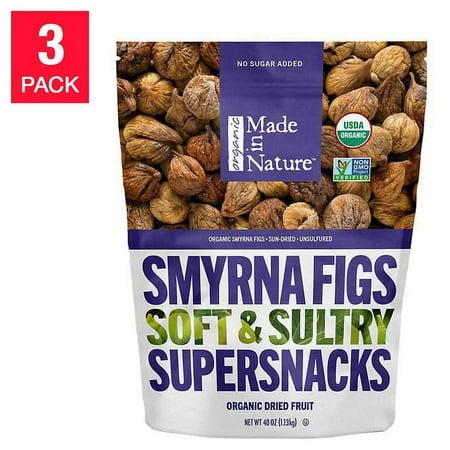 Made In Nature Organic Calimyrna Figs 40 oz, 3-pack
