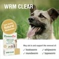 thumbnail image 3 of HomeoPet WRM CLEAR Worm Parasite Remedy Support Drops for Pets, 15 mL, 3 of 9