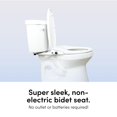 thumbnail image 4 of Asiento de inodoro TUSHY Wave, bidé sin electricidad, cierre suave, 4 of 7