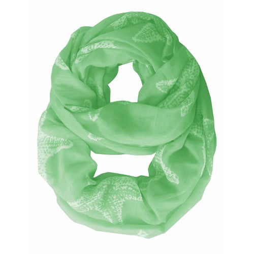 BUY 2 GET 3RD FREE Green Infinity Scarf  Infinity Scarves  T Shirt Scarves  St Patrick's Day Scarf  Boho Scarves  Fringed Scarves