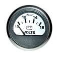 thumbnail image 2 of Faria 16023 Spun Silver Voltmeter, 2 of 2
