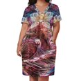 thumbnail image 2 of Lotus Guidance-vestido holgado con bolsillos para mujer ropa de noche para niña, 2 of 6