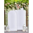 thumbnail image 3 of Hariumiu Machine Washable Backdrop Cover Arch Cover Durable Elegant Wedding Arch Backdrop Cover for Party Baby Shower Banquet Decoration, 3 of 11
