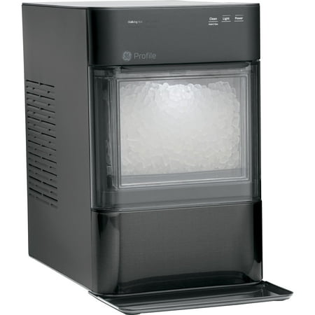 Restored GE Profile Opal 2.0 | Countertop Nugget Ice Maker | Ice Machine with WiFi Connectivity | Smart Home Kitchen Essentials | Black Stainless (Refurbished)