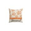 thumbnail image 7 of PEONAVET Fall Pillow Covers, 18×18 Thanksgiving Throw Pillow Cover, Decorative Burnt Orange Pumpkin Themed Linen PillowCase for Couch Sofa Bed Office, 7 of 7