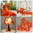 thumbnail image 6 of Morttic Thanksgiving Fall Maple Leaf Garland Lights, 10ft 20 LED Maple Leaves Fairy Lights Battery Operated Waterproof String Lights for Indoor Outdoor Festival Party Fall Decor, 6 of 7