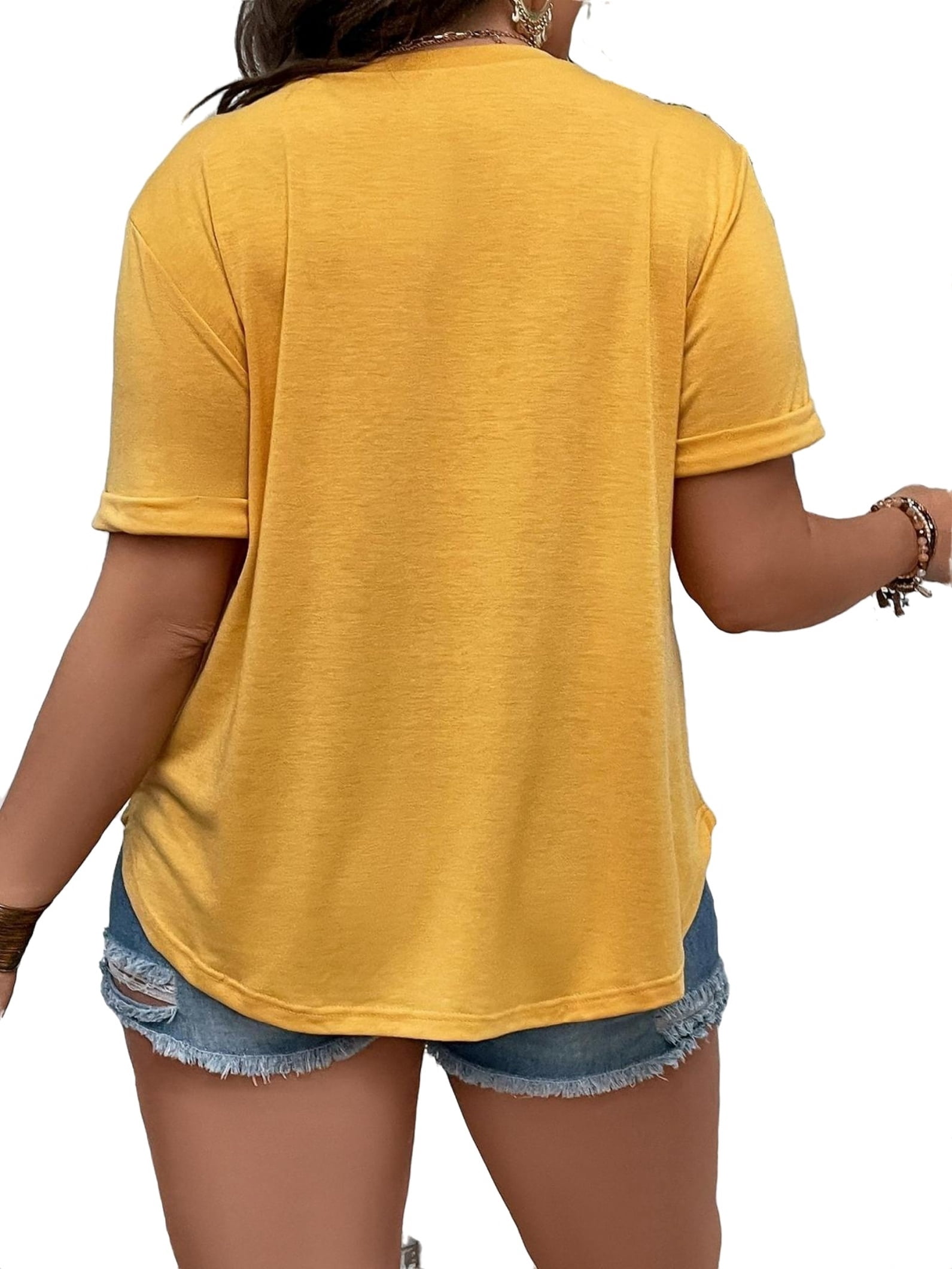 mustard yellow shirt plus size