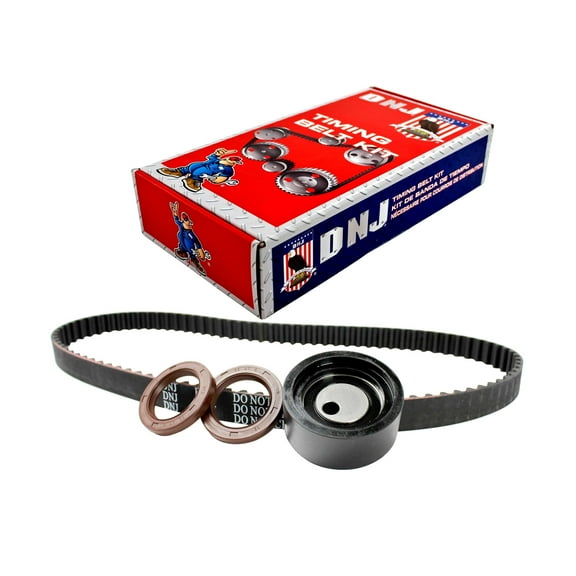 DNJ TBK525 Timing Belt Kit Fits Cars & Trucks 89-95 Geo Suzuki Sidekick Tracker 1.6L L4 SOHC 8v