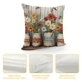 thumbnail image 4 of Pratyus Flowers Modern Farmhouse Rustic Decorative Couch Pillow Cases with Zipper Home Decor Printed on Both Sides Throw Pillow Cover 1PC 22x22in, 4 of 5