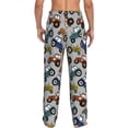 thumbnail image 7 of Salouo Color Tractor Print Pajama Pants for Men, Lounge Pants Elastic Waistband Casual Men's sleepwear Loungewear Sleep Pajama Pant -XX-Large, 7 of 7