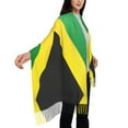 thumbnail image 2 of Women Jamaica Flag Scarfs Large Warm Soft Shawls Wraps, 2 of 6